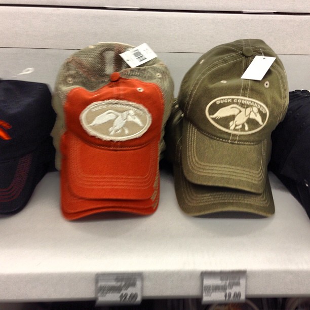Classy Duck Dynasty Hats at our local shopping plaza