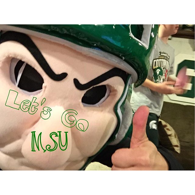 Let's go MSU I got our head in the game!!!